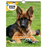 Admired Pets Volume Seven: 2024 Wall Calendar (Published)