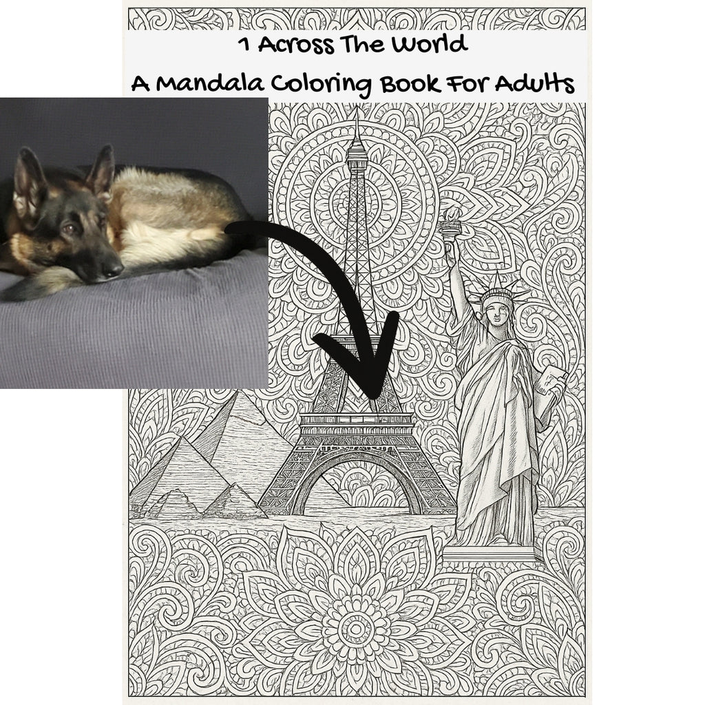 1 Across The World: A Mandala Coloring Book For Adults