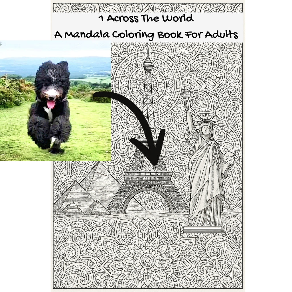 1 Across The World: A Mandala Coloring Book For Adults