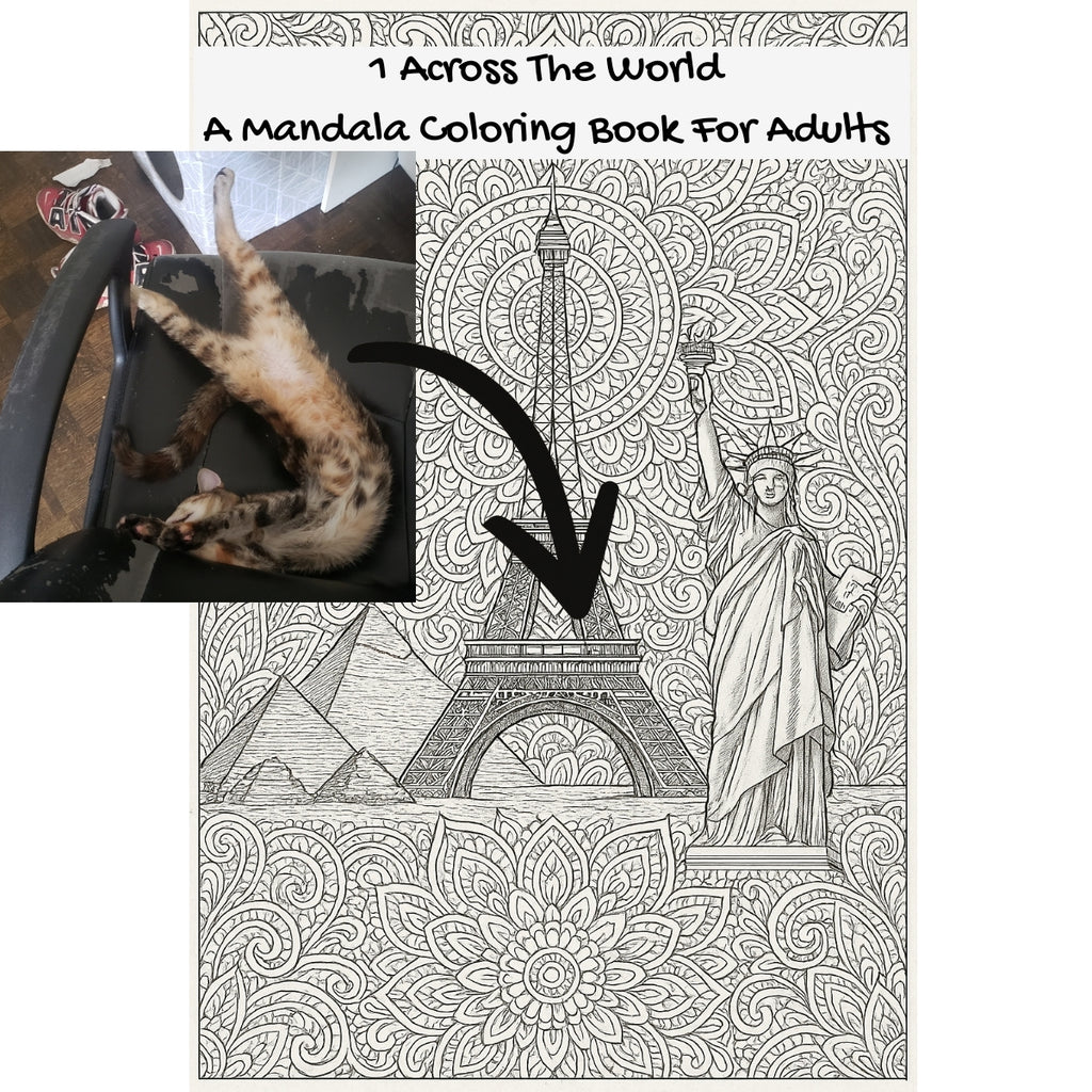 1 Across The World: A Mandala Coloring Book For Adults