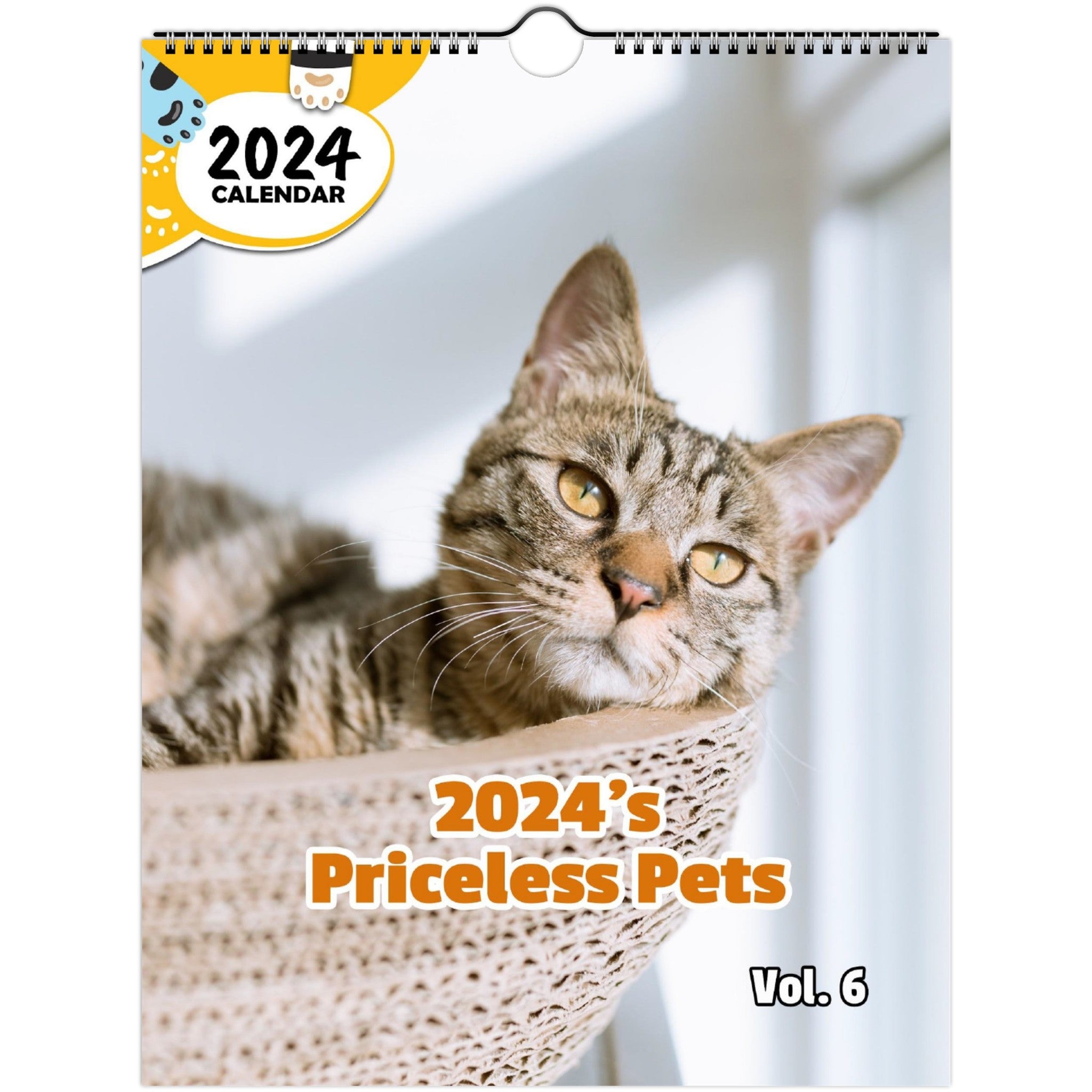 2024's Priceless Pets Volume Six: 2024 Wall Calendar (Published)