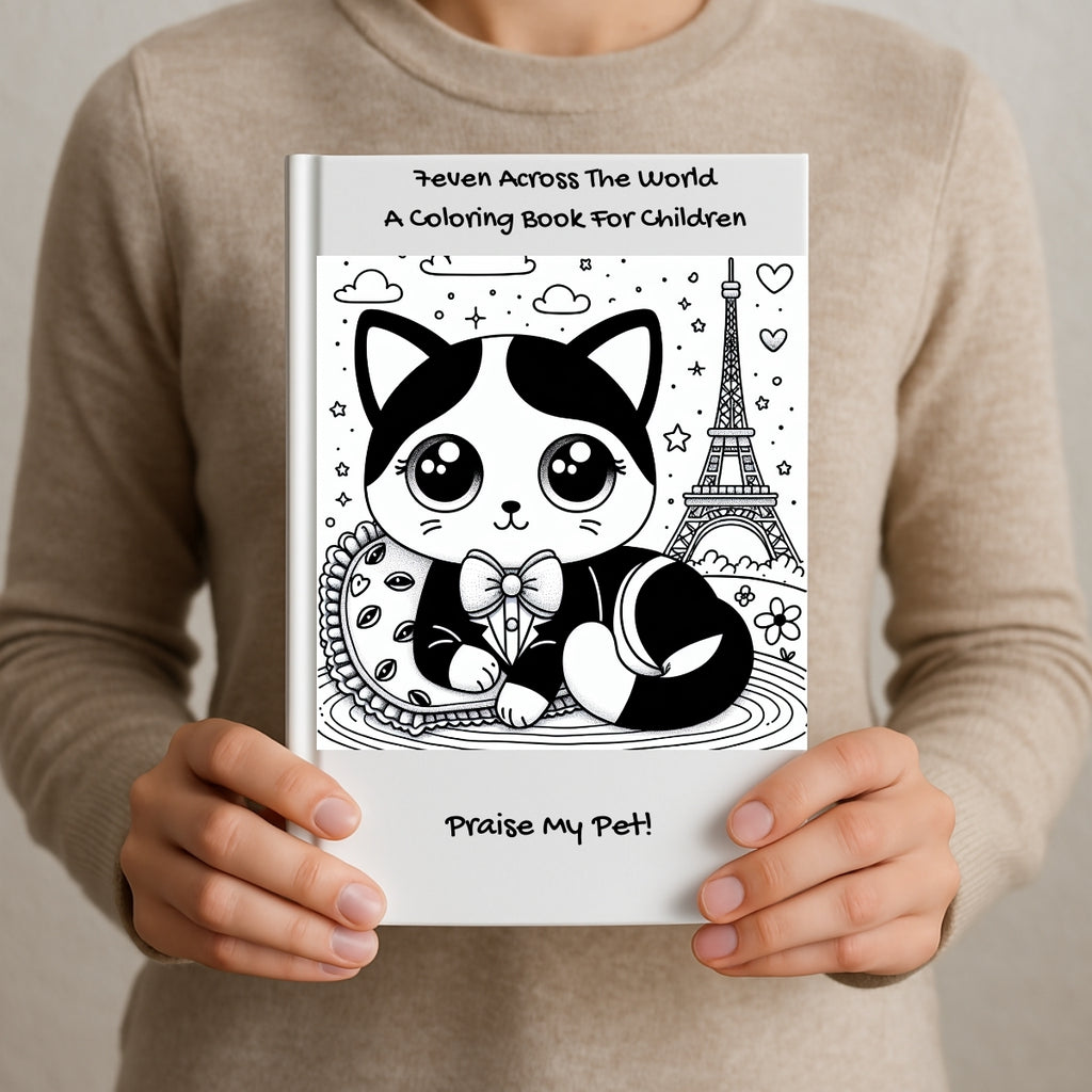 7even Across The World: A Coloring Book For Children