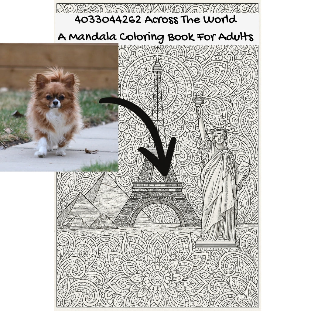 4033044262 Across The World: A Mandala Coloring Book For Adults