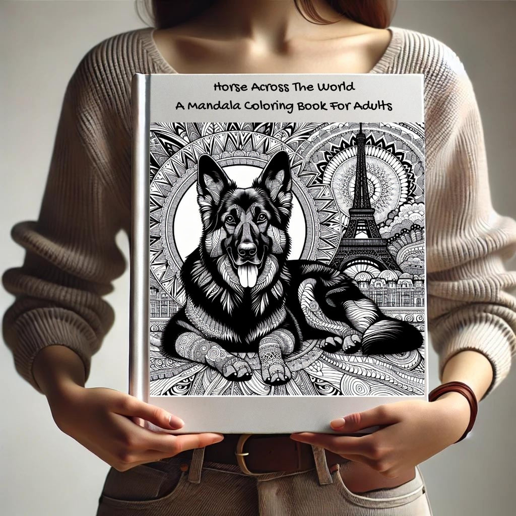 Horse's Mandala Coloring Book Series (Subscription)