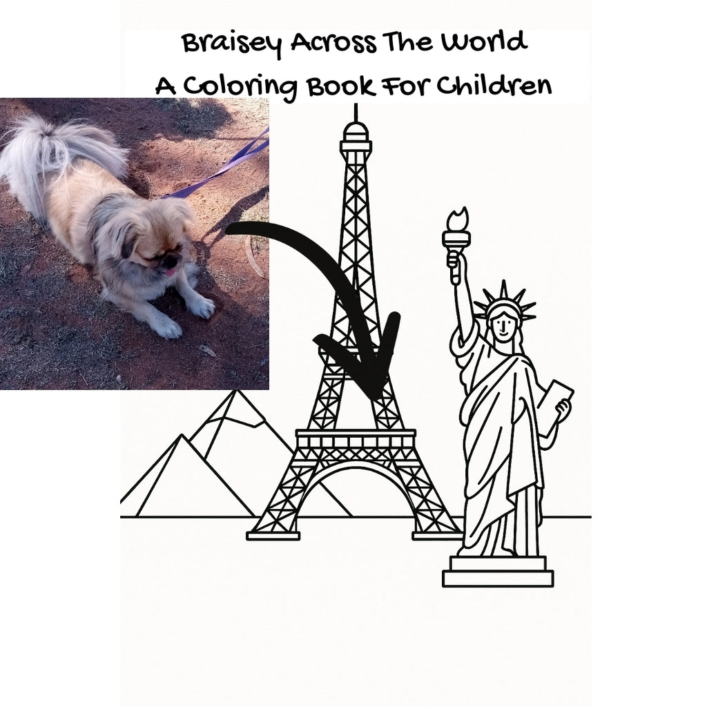 Braisey Across The World: A Coloring Book For Children – Praise My Pet!