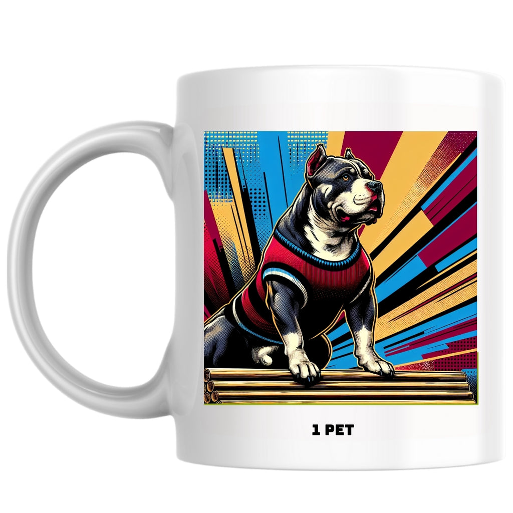 1 pet the Magnificent: Pop Art Coffee Mug