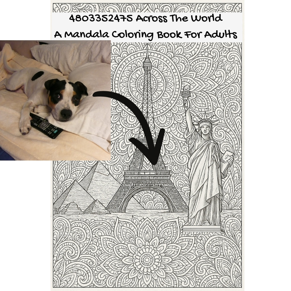 4803352475 Across The World: A Mandala Coloring Book For Adults