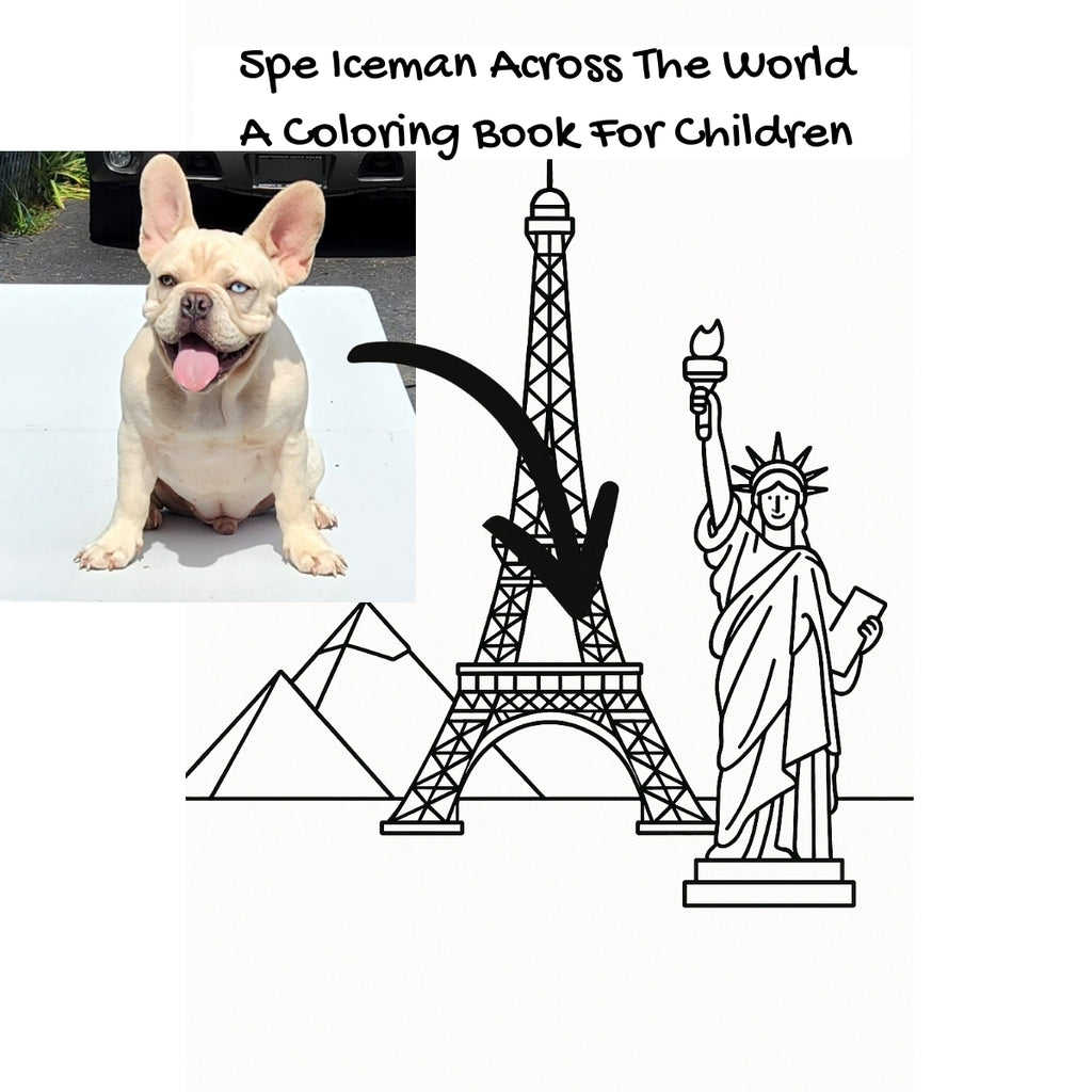 5pe  Iceman Across The World: A Coloring Book For Children