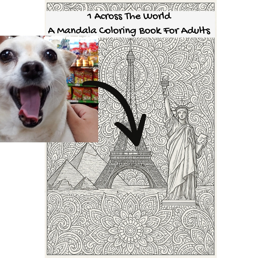 1 Across The World: A Mandala Coloring Book For Adults