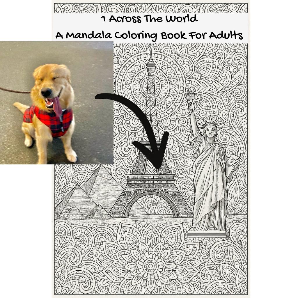 1 Across The World: A Mandala Coloring Book For Adults