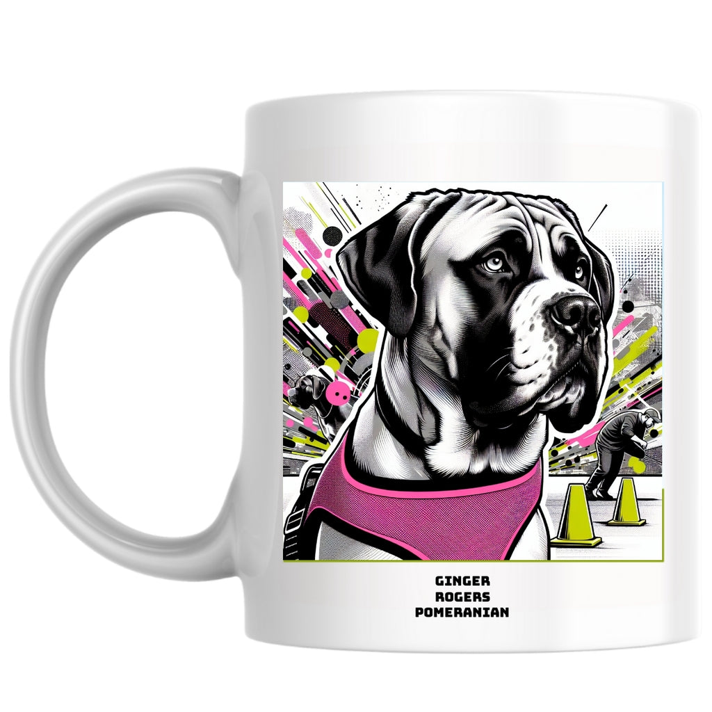 Ginger Rogers Pomeranian the Magnificent: Pop Art Coffee Mug