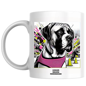 Ginger Rogers Pomeranian the Magnificent: Pop Art Coffee Mug