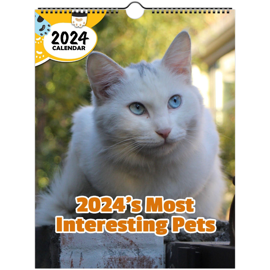 2024's Most Interesting Pets: 2024 Wall Calendar (Published)