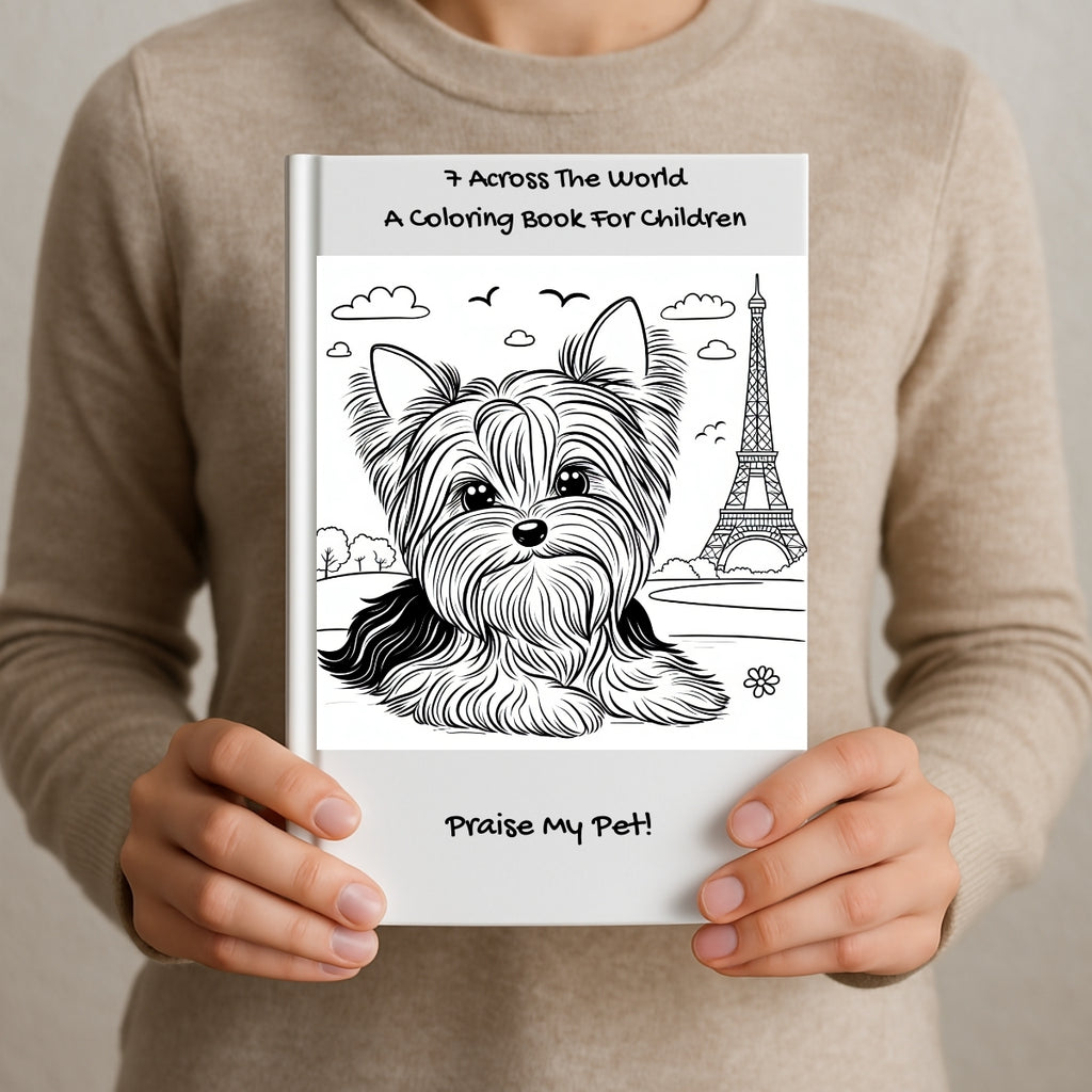 7 Across The World: A Coloring Book For Children