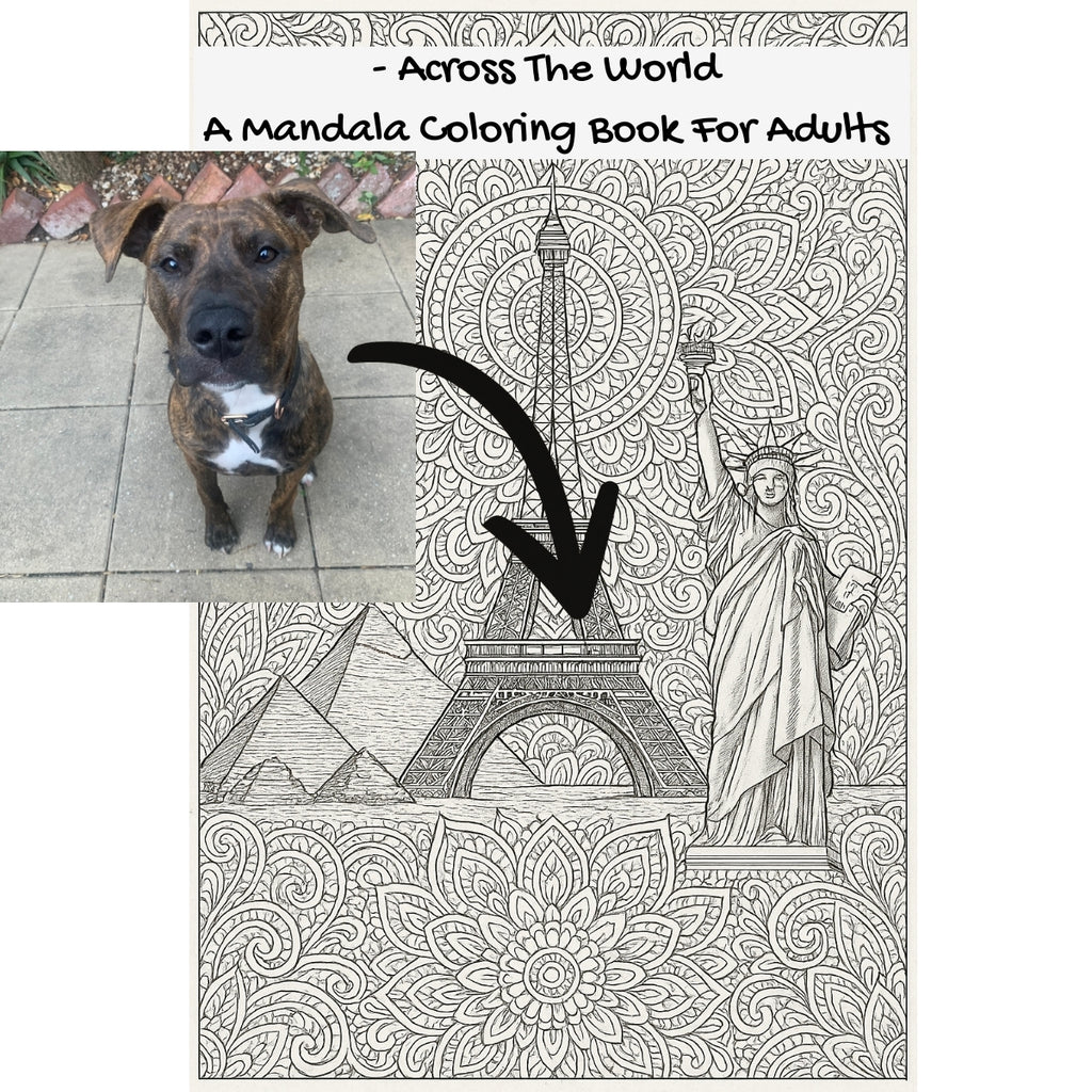 - Across The World: A Mandala Coloring Book For Adults