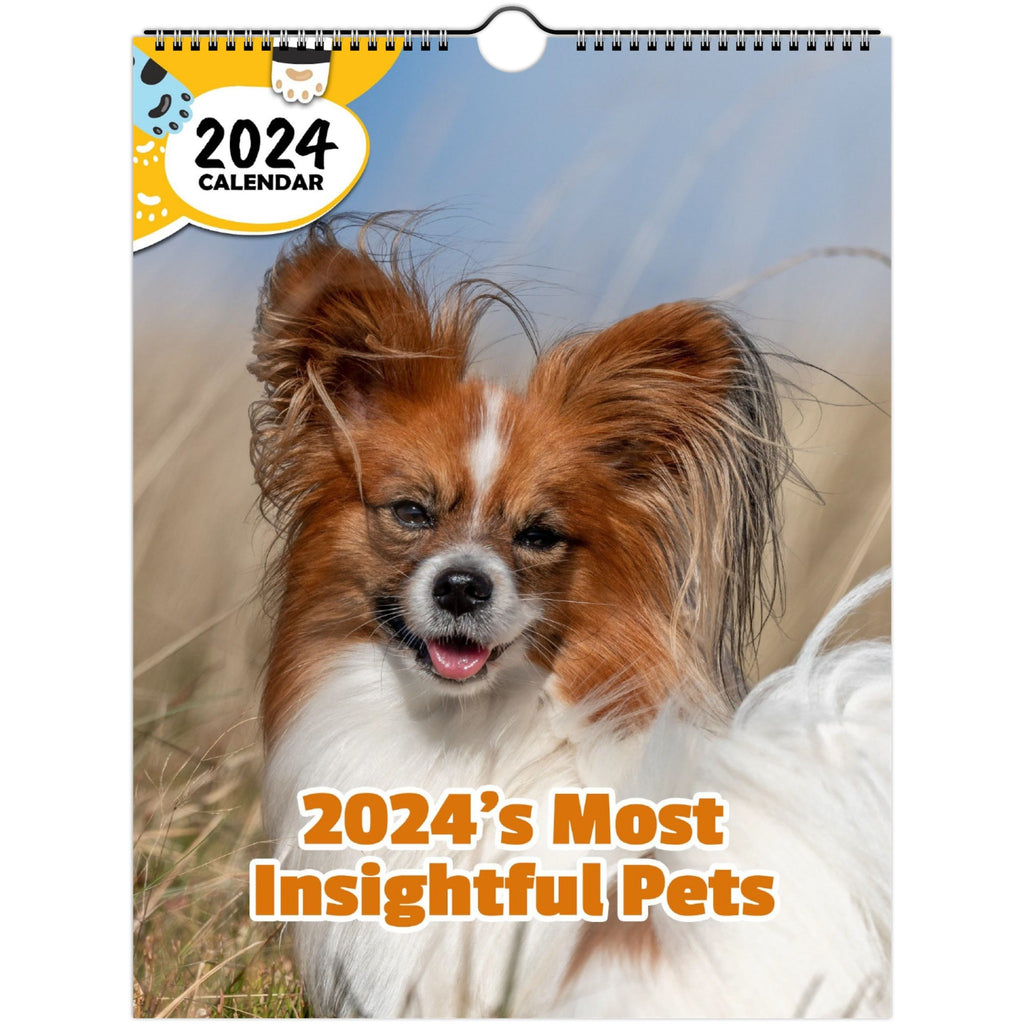 2024's Most Insightful Pets: 2024 Wall Calendar (Published)