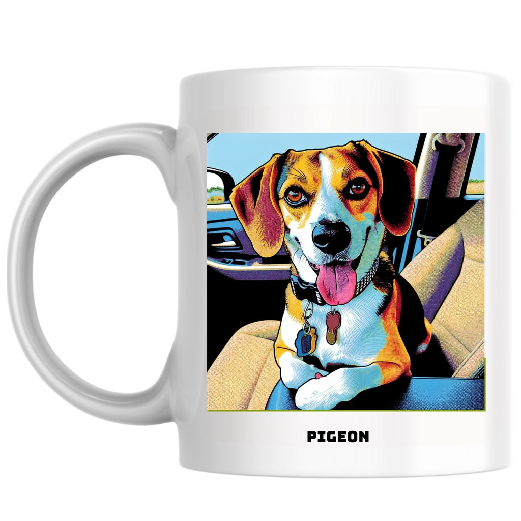 Pigeon the Magnificent: Pop Art Coffee Mug