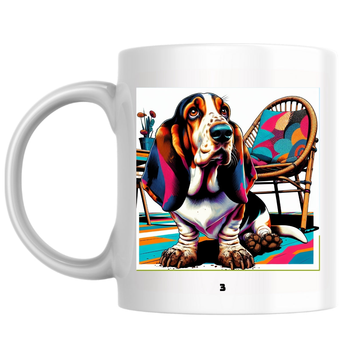 3 the Magnificent: Pop Art Coffee Mug