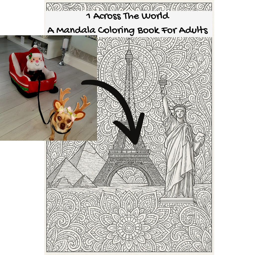 1 Across The World: A Mandala Coloring Book For Adults
