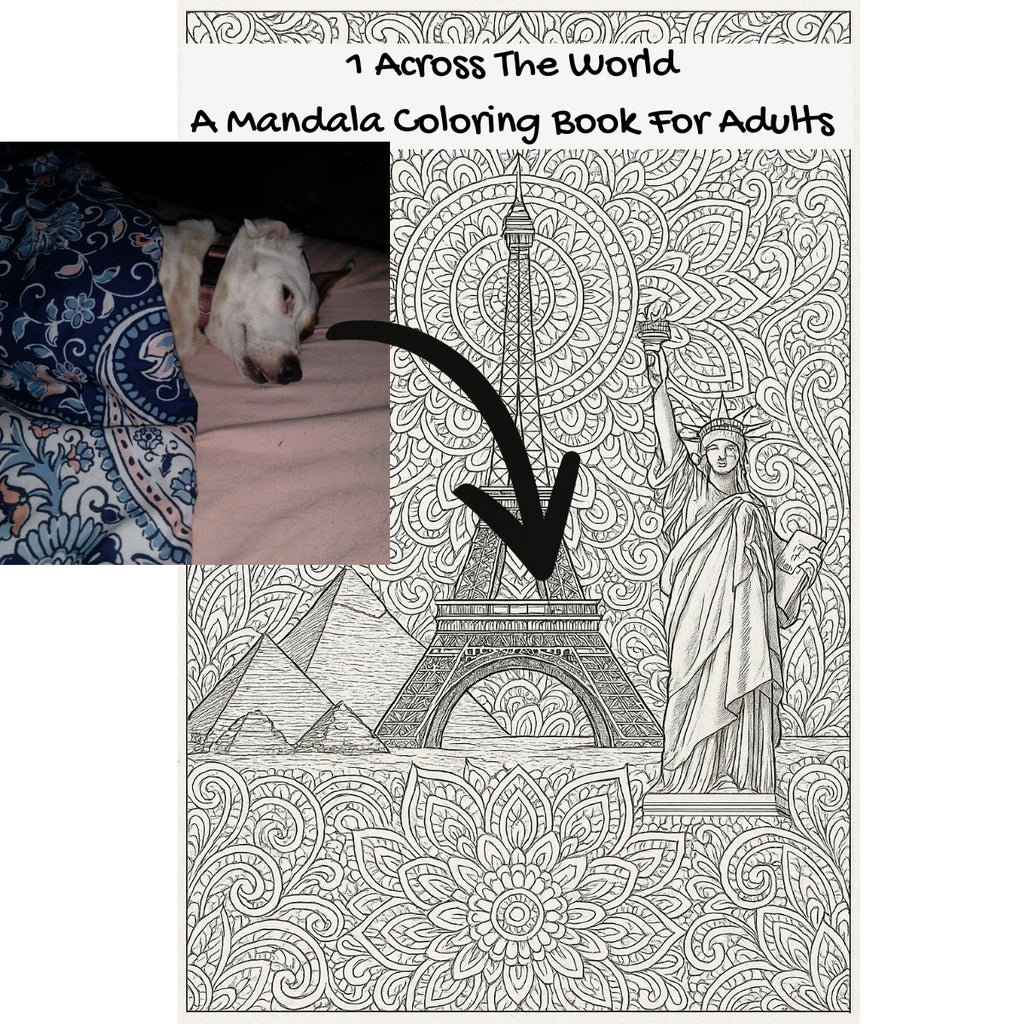 1 Across The World: A Mandala Coloring Book For Adults
