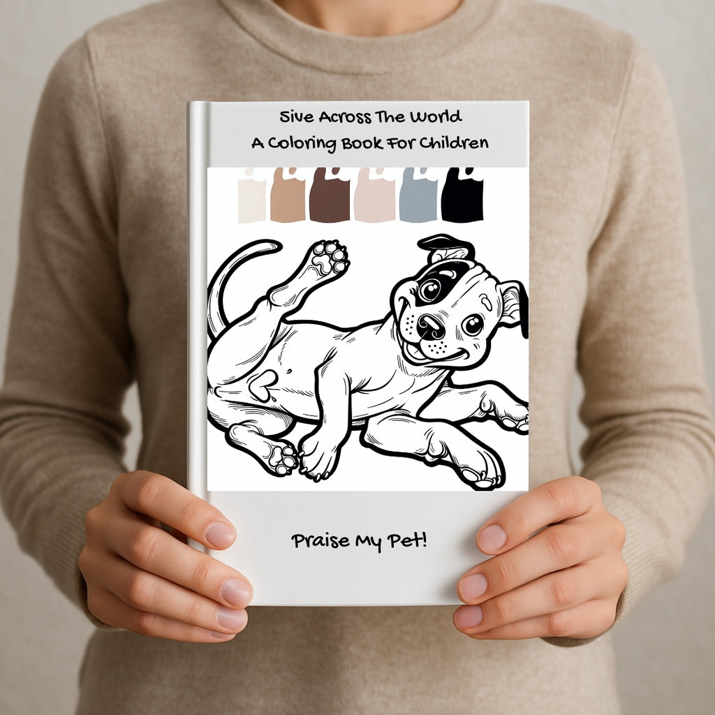 5ive Across The World: A Coloring Book For Children