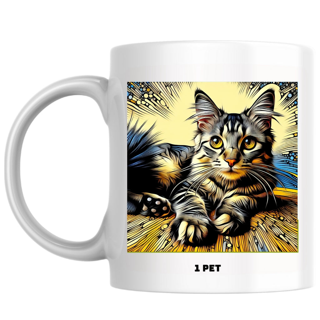 1 pet the Magnificent: Pop Art Coffee Mug