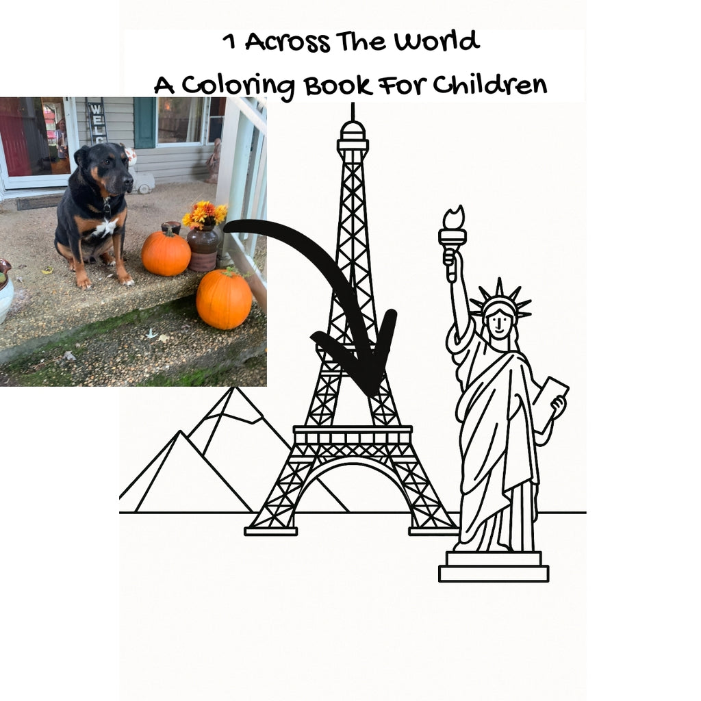 1 Across The World: A Coloring Book For Children