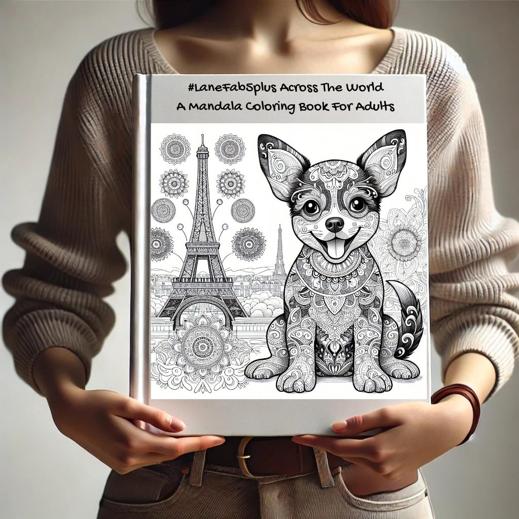 #LaneFab5plus Across The World: A Mandala Coloring Book For Adults