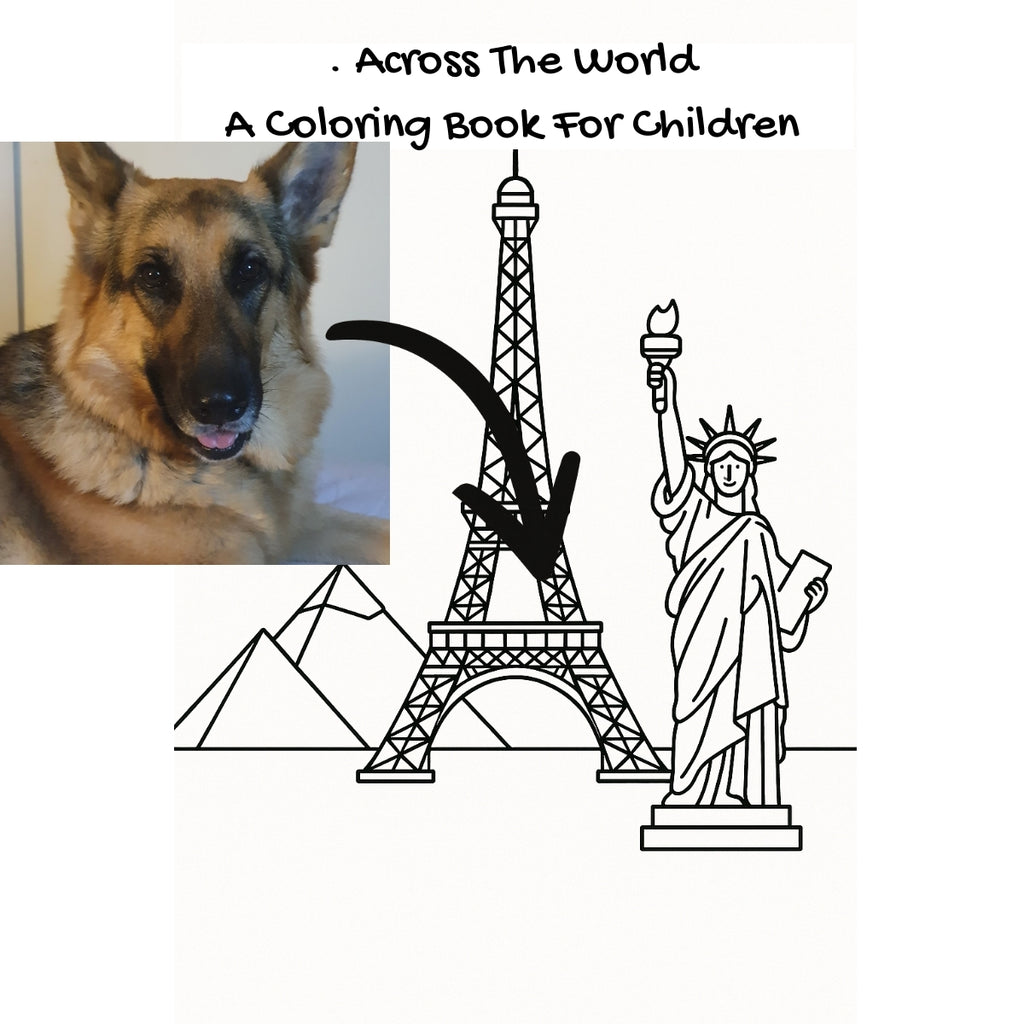 . Across The World: A Coloring Book For Children