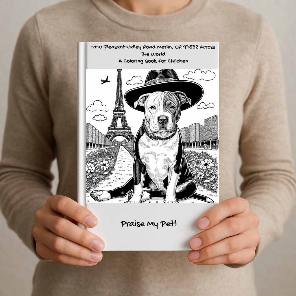 1110 Pleasant Valley Road Merlin, OR 97532 Across The World: A Coloring Book For Children