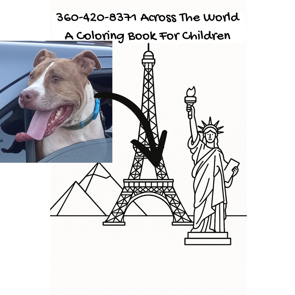 360-420-8371 Across The World: A Coloring Book For Children