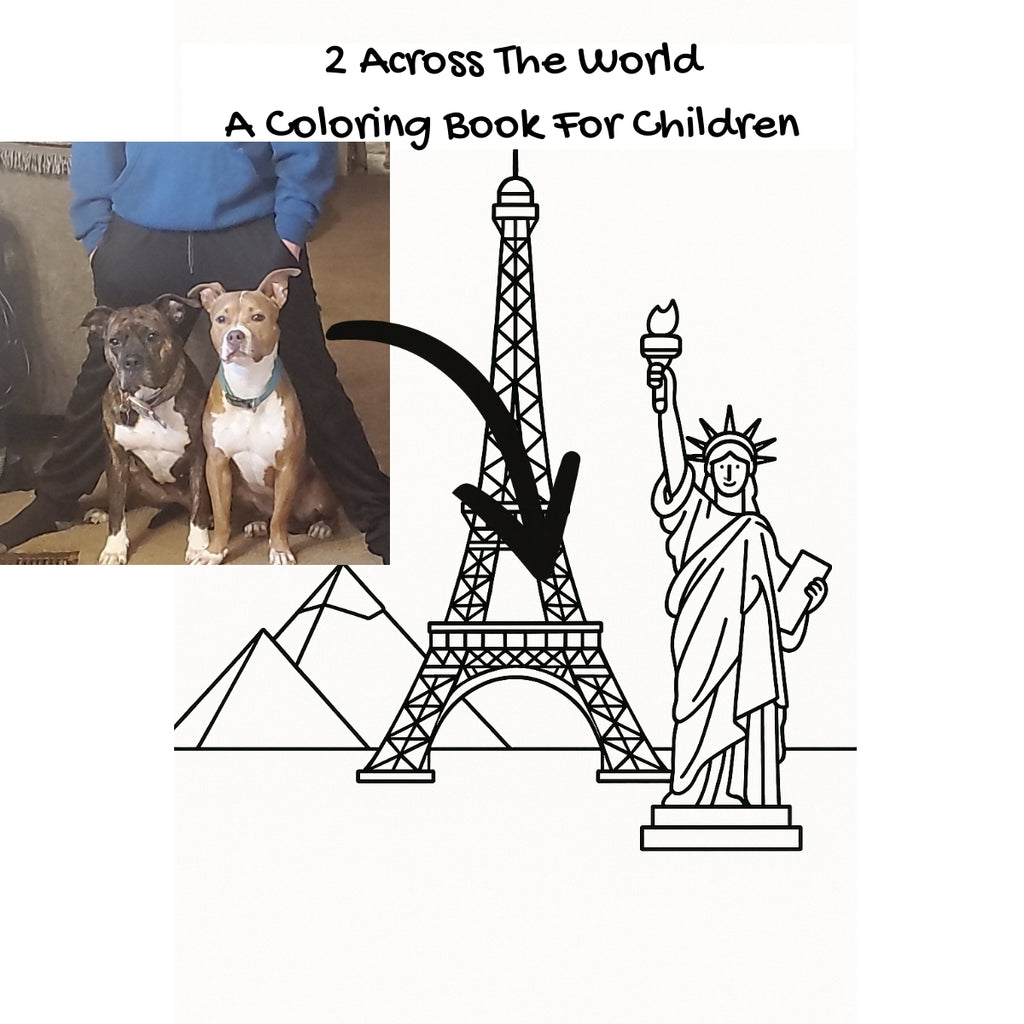 2 Across The World: A Coloring Book For Children