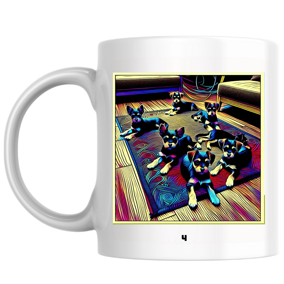 4 the Magnificent: Pop Art Coffee Mug