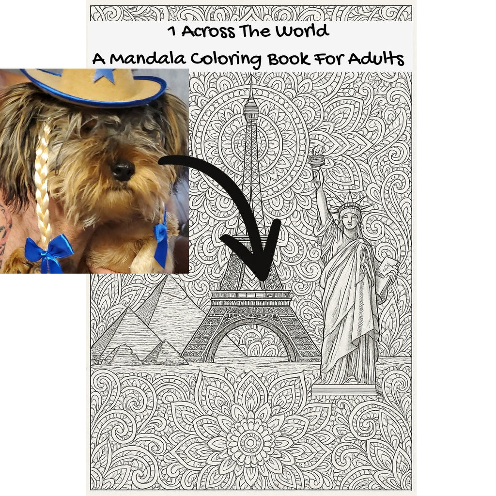 1 Across The World: A Mandala Coloring Book For Adults
