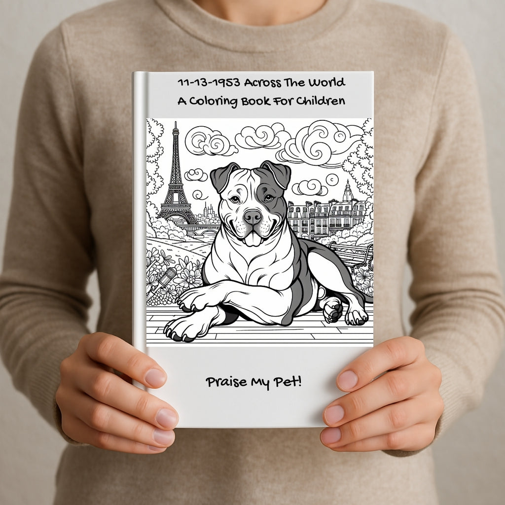 11-13-1953 Across The World: A Coloring Book For Children