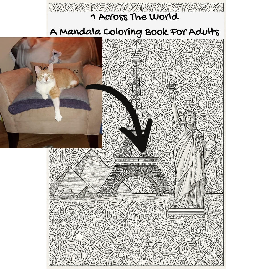 1 Across The World: A Mandala Coloring Book For Adults