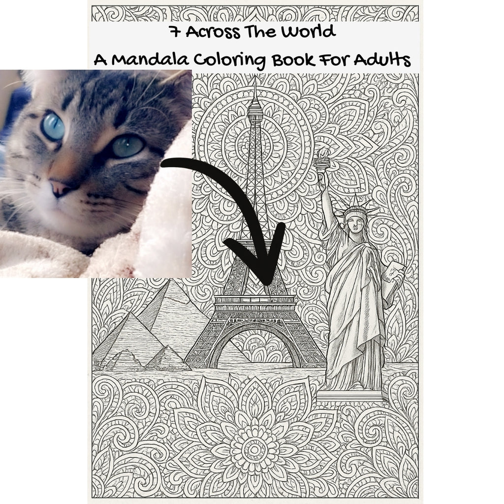 7 Across The World: A Mandala Coloring Book For Adults
