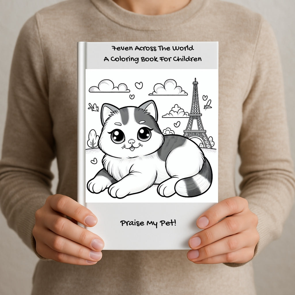 7even Across The World: A Coloring Book For Children