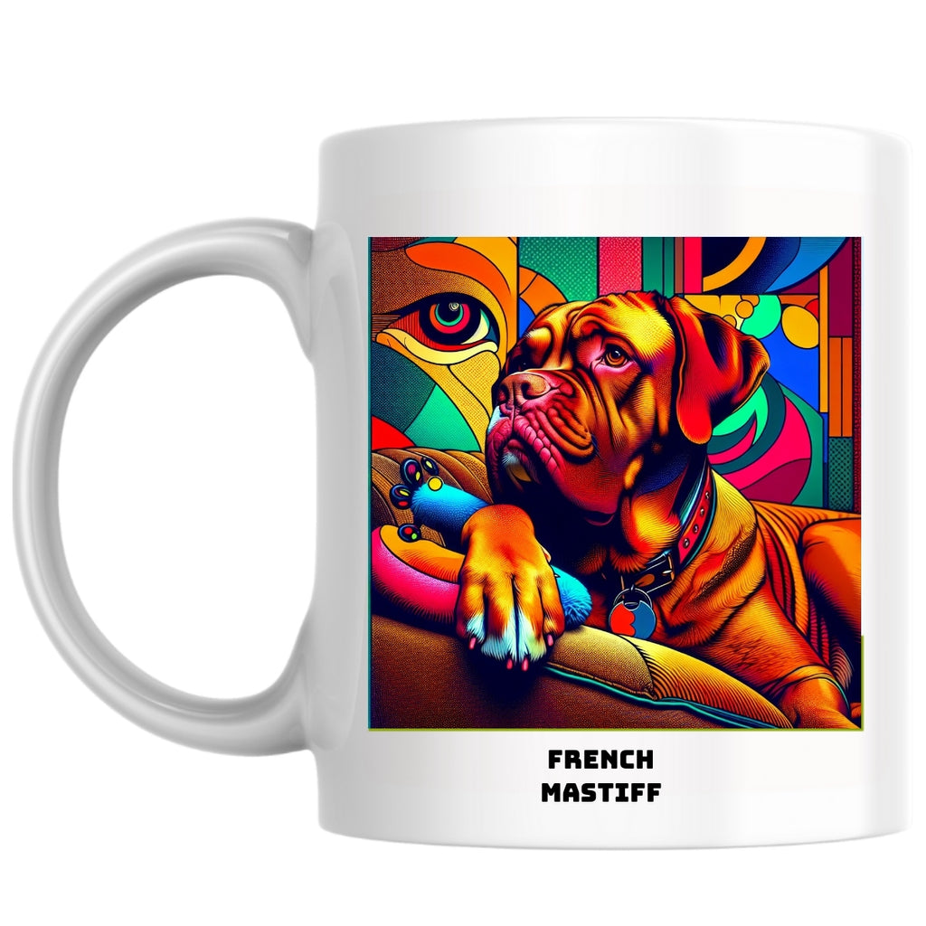 French Mastiff the Magnificent: Pop Art Coffee Mug
