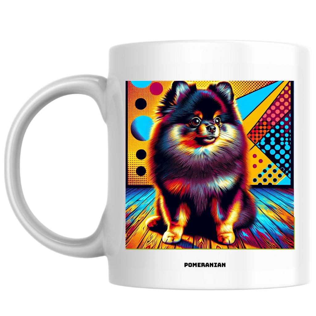 Pomeranian the Magnificent: Pop Art Coffee Mug