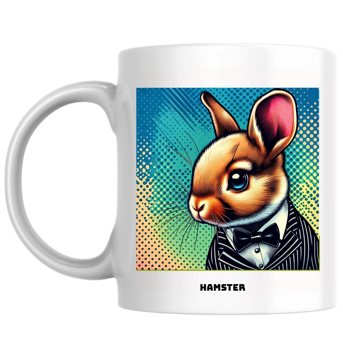 hamster the Magnificent: Pop Art Coffee Mug