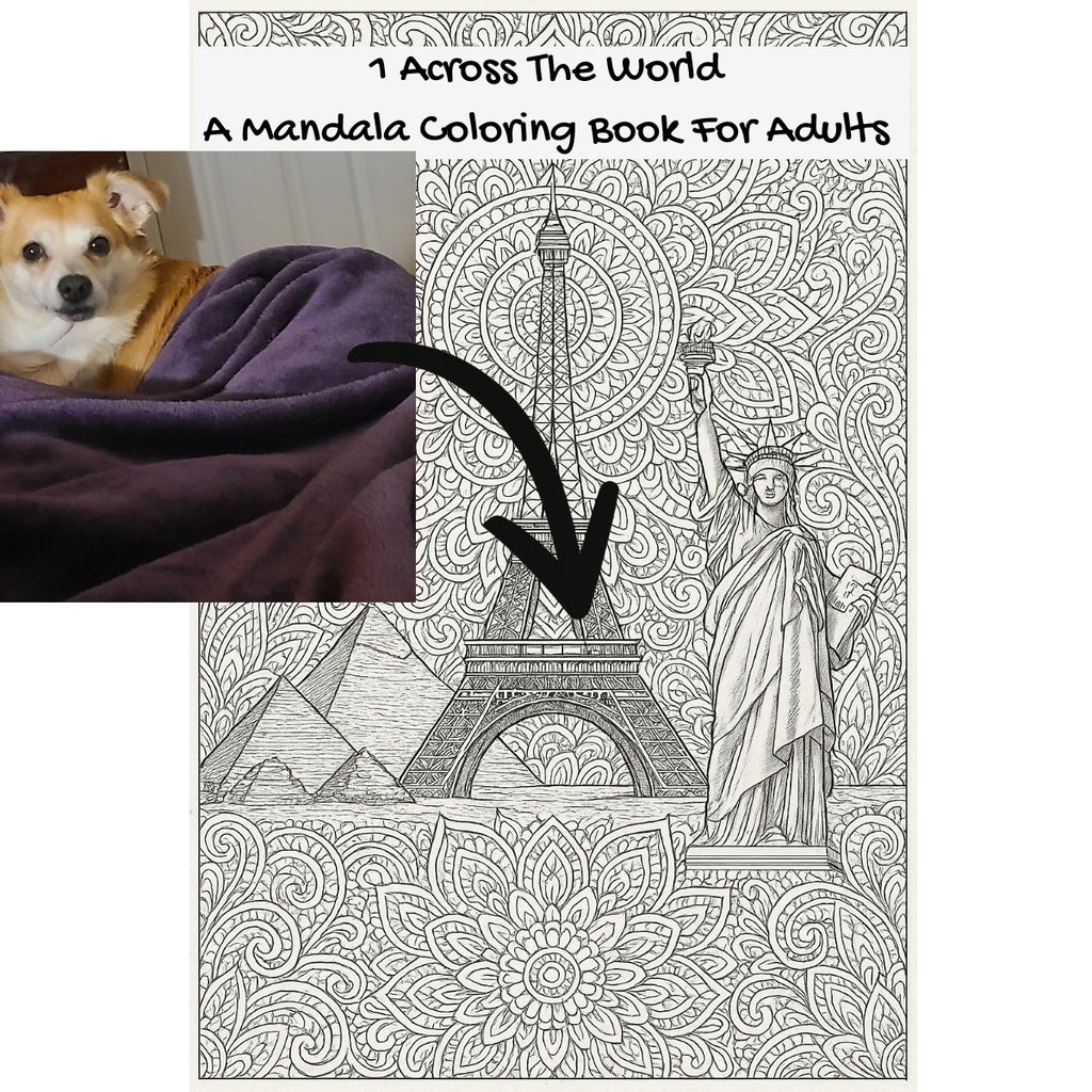 1 Across The World: A Mandala Coloring Book For Adults