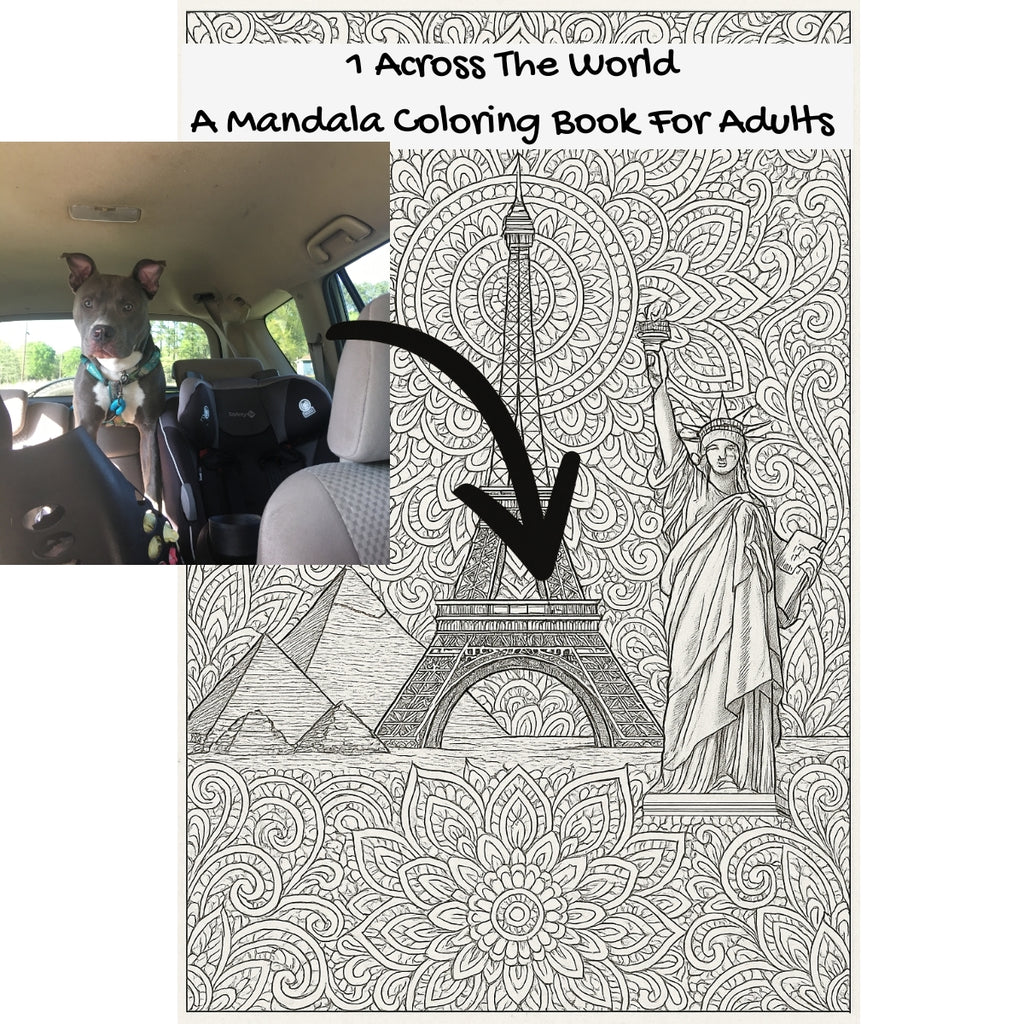 1 Across The World: A Mandala Coloring Book For Adults