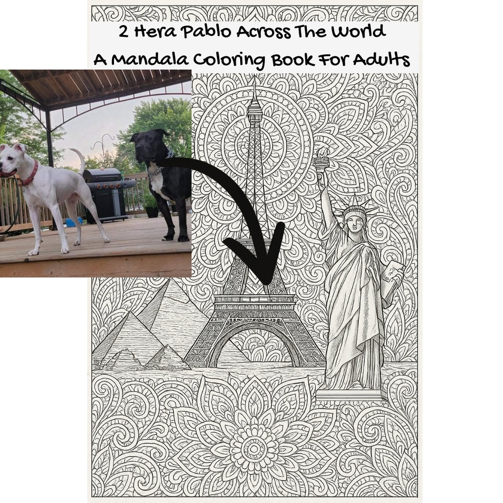 2 Hera Pablo Across The World: A Mandala Coloring Book For Adults
