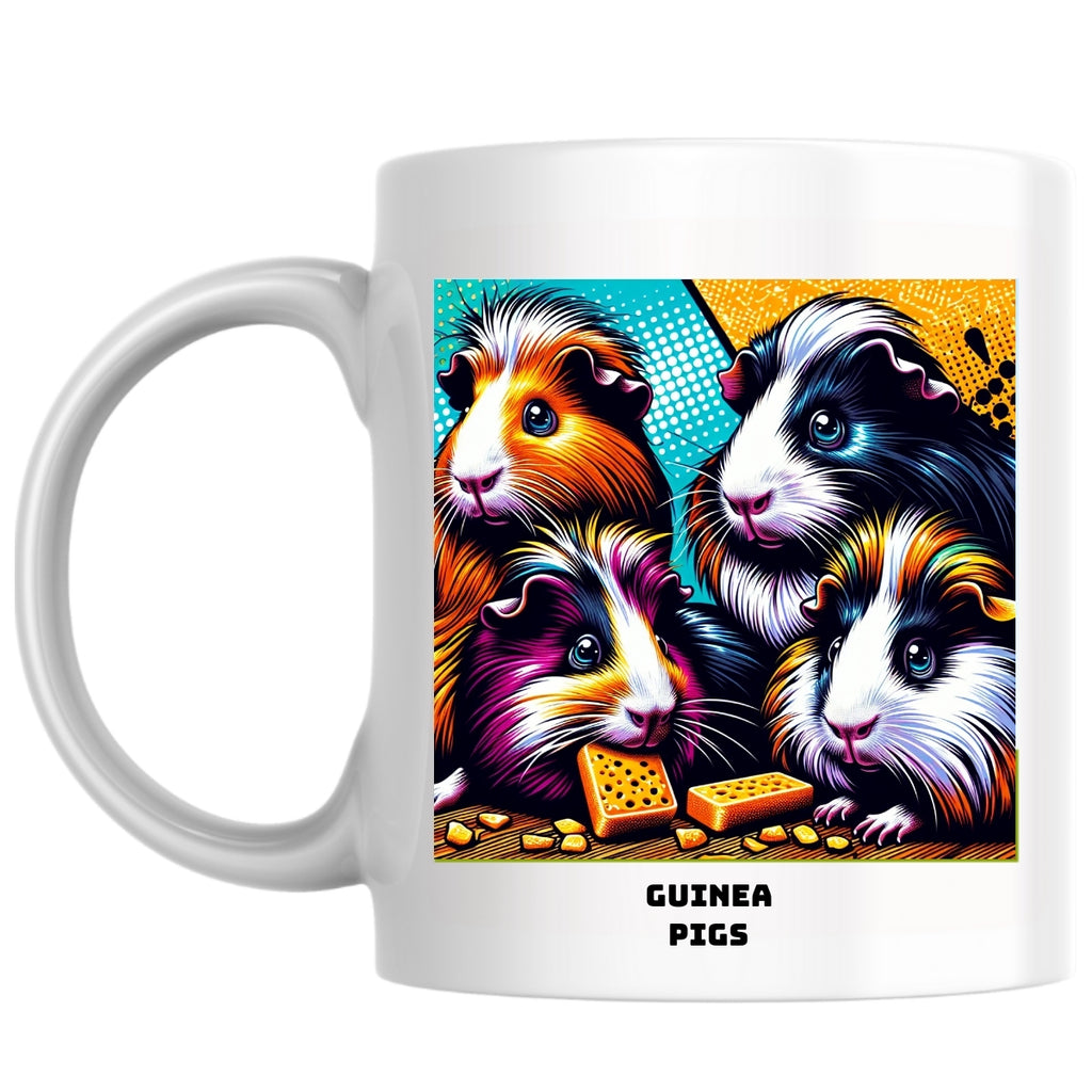 Guinea pigs the Magnificent: Pop Art Coffee Mug