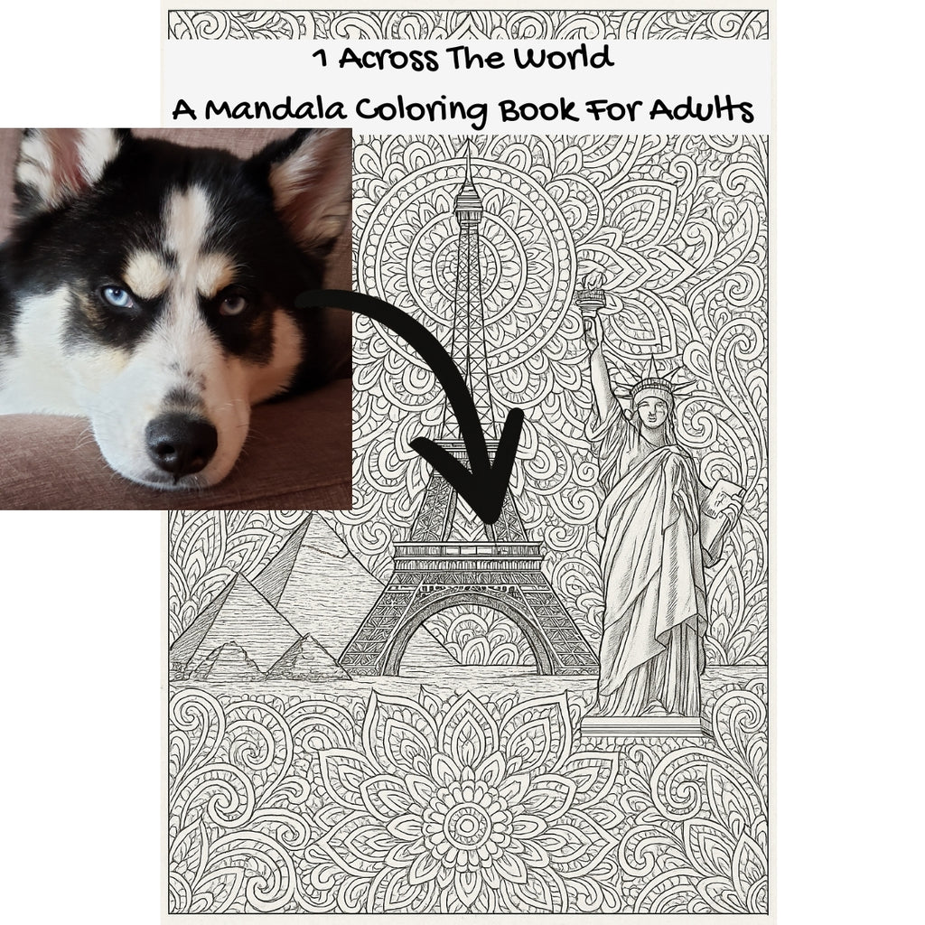 1 Across The World: A Mandala Coloring Book For Adults