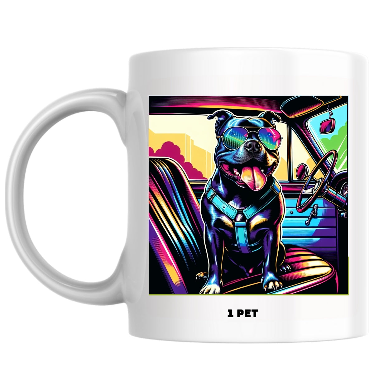 1 pet the Magnificent: Pop Art Coffee Mug