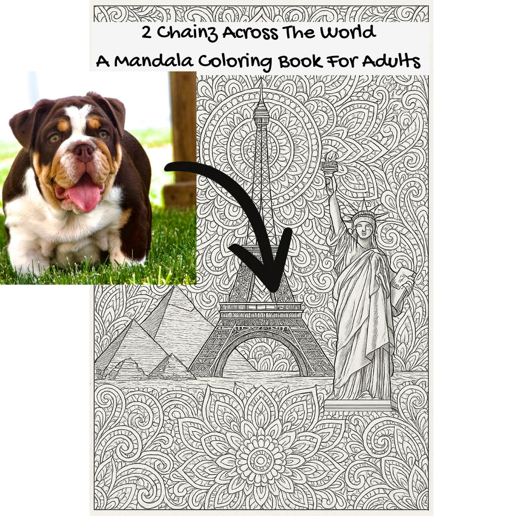 2 Chainz Across The World: A Mandala Coloring Book For Adults