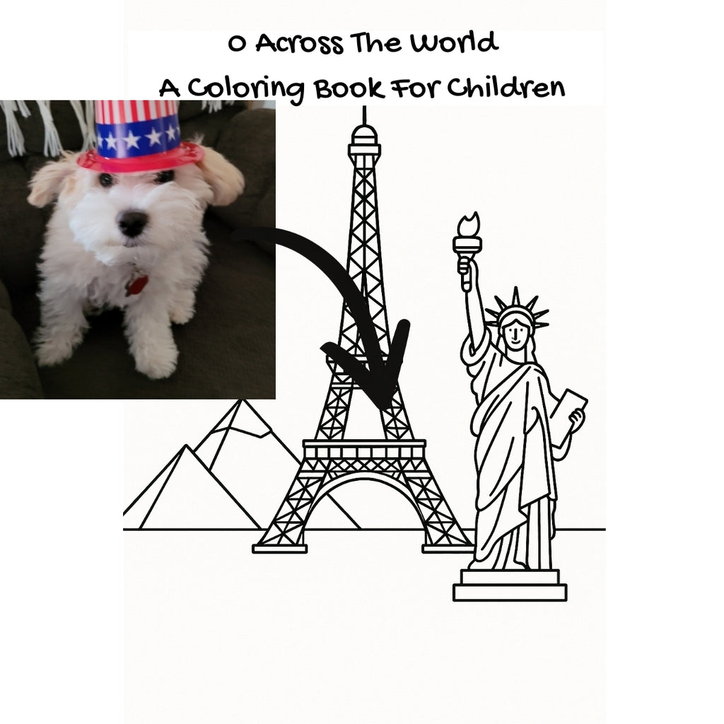 0 Across The World: A Coloring Book For Children