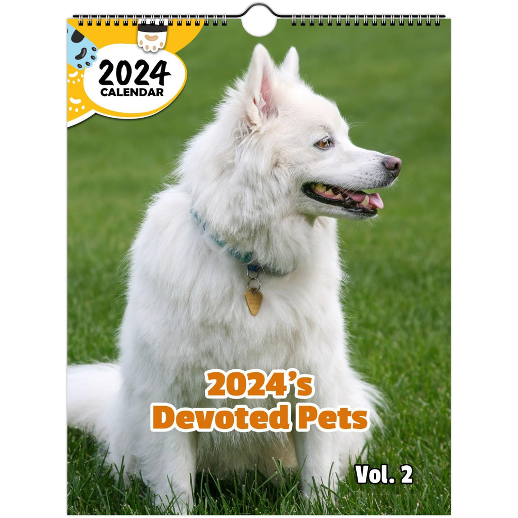 2024's Devoted Pets Volume Two: 2024 Wall Calendar (Published)